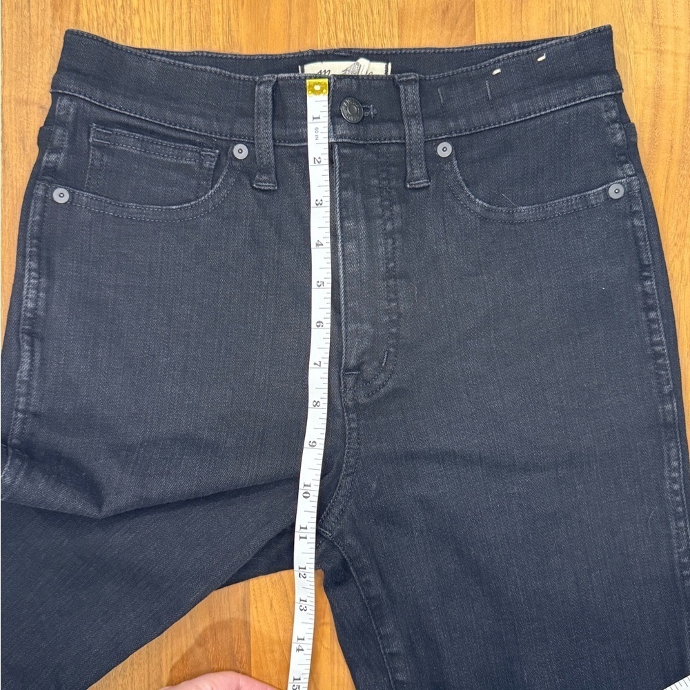 Madewell Stovepipe Jeans | Size 28 | Black Denim 🖤 - Picture 8 of 10